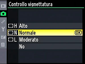 Controllo Vignettatura