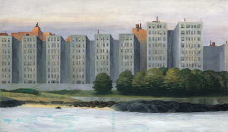 Apartment Houses, East River, 1930 circa